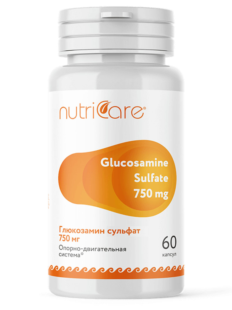Глюкозамин сульфат 750 мг (60 капсул)